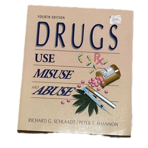 Drugs, use, misuse, and abuse paperback book - Picture 1 of 2